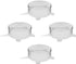 unwasted Reusable Silicone Lids (Small) – Silicone Covers for Food Storage, Reusable Stretch Lids for Containers Up to