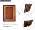 4x6 2.5x4.5 4 6 Picture Frame Wood With Glass, With Mat, Natural Solid Walnut by Picture Frame, For Wall or Tabletop