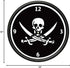 SignMission Jolly Roger Pirate Wall Clock, Skull Art