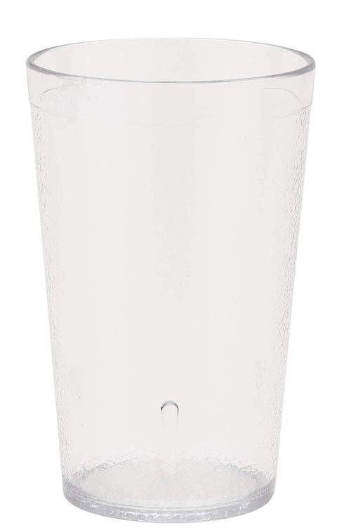 GET Unbreakable Clear Plastic Tumbler/Cup (Set of 12) 9.5 Ounce | Dishwasher Safe, BPA Free, For Home & Restaurants
