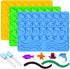 Gummy Molds Hard Candy Molds, Silicone Ocean Shapes Including Worms, Starfish, Dolphins, Pack of 3