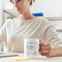 Funny Mug for Introvert Anti-Social People, It's Way Too Peopley Outside Gift Cup, 11 oz White Ceramic Sarcastic