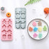 2 Pcs Halloween Silicone Molds, Skeleton Pumpkin Ghost Fondant Molds for Decorative Chocolate Baking