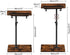 360 ETRB4501 MAHANCRIS TV Tray Table, Height Adjustable TV Trays with Swivel, Space-Saving Side Table for Couch