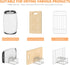 Cutting Board Holder Stand, 304 Stainless Steel Cutting Board Storage Rack, Organizer with 1.0 Inch Width Slots