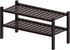 ROMGUAR CRAFT 2 Closet 27"x12"x14" Tier (Thick) Bamboo Shoe Rack for Free Standing Wood Shoe Shelf for Entryway Small