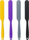 4pcs Silicone Spatula Set, Heat Resistant Non-Stick Baking Tools in 4 Colors for Mixing Batter