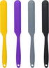 4pcs Silicone Spatula Set, Heat Resistant Non-Stick Baking Tools in 4 Colors for Mixing Batter