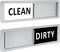 Dishwasher Magnet Clean Dirty Sign for Kitchen Organization and Storage