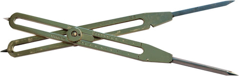 Solid Brass Proportional Divider, 9 inch with Nice Hardwood Box