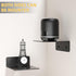 Wisfame 5 Inch Set 2, Small Floating Shelves for Wall, Metal Wall Shelves - Adhesive Installation, Display Ledges