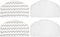 HOMEXCEL Steam Mop Replacement Pads, Compatible with Bissell Powerfresh 1940 1806 1440 1544 Series, 4 Pack