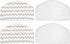 HOMEXCEL Steam Mop Replacement Pads, Compatible with Bissell Powerfresh 1940 1806 1440 1544 Series, 4 Pack