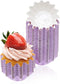 100 PCS Purple Baking Cups, Standard Muffin Wrappers, Greaseproof Coated Paper for Wedding, Birthday, Holiday Party,
