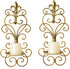 JUCONSIN Wall Sconces Candle Holder Set of 2, Metal Wall Decorations Hanging Wall