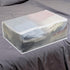 Set of 6 Large Clear Clothes Storage Bags, Thicken Organizer Bins for Blankets, Sheets, Quilts, and Folded Clothes