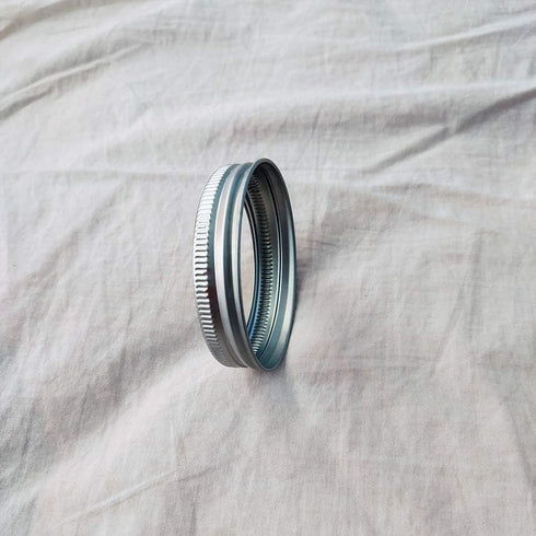 20pcs Rust Resistant Silver Mason Jar Replacement Rings, 87mm Wide Mouth Bands for Canning