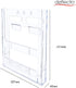 Deflecto Lit Loc Interlocking Magazine Holder - Clear, 11-1/4" x 9” x 1-1/4" (772001)