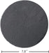 Round Slate Cheese Board Black Platter Tray Cutting Board 8 * 8IN by ACKEIVTO