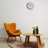 SAC SMARTEN ARTS 8" Silent Quartz Wall Clock, Non-Ticking Digital Clock