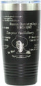 Tombstone Doc Holliday 20oz Laser Engraved Tumbler, I'm your Huckleberry