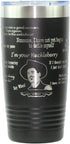 Tombstone Doc Holliday 20oz Laser Engraved Tumbler, I'm your Huckleberry