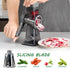 3-in-1 Cheese Grater Hand Crank Rotary Vegetables Shredder with Handle, Graters with Interchangeable Blades