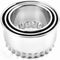 Cookie Cutters Set, 3Pcs Stainless Steel Biscuit Dumpling Cake Pastry Molds for Cooking Baking, Flower Edge