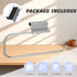 2PCS 12.4 Inches Cabinet Door Paper Towel Holder Camper Under Sink Paper Towel Storage and Dispenser for Kitchen