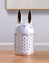 HAUCOZE Rabbit Cookie Jar Decorative Candy Jar with Lid, Modern Ceramic 8.1inch