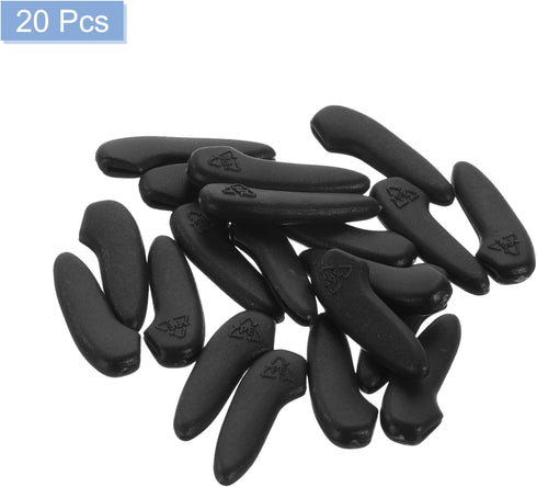 uxcell 20Pcs Blade Knife Tip Protector Cover, Plastic Knife Guard Sleeves for Kitchen, Black