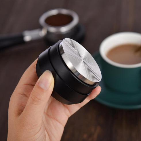 58.5mm Palm Tamper, Espresso 30lbs Calibrated Spring Loaded Puck Tamper with Stainless Steel Base