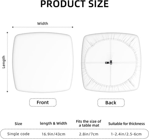 Halloween Spider Web Office Chair Seat Covers, Soft Stretch Rotating Desk Chair Cushion Protectors (Set of 1)