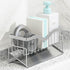 MINGFANITY Kitchen Sink Caddy Sponge Holder, Quick Draining, SUS 304 Stainless Steel Sponge