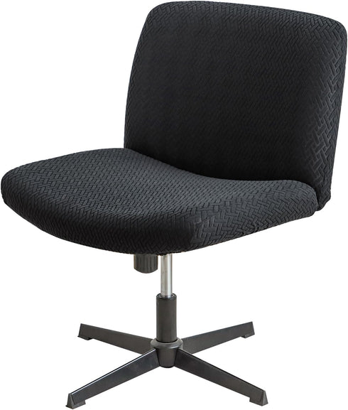Criss Cross Chair Cover Armless Chair Slipcover Office Desk Chair Covers T-Shape