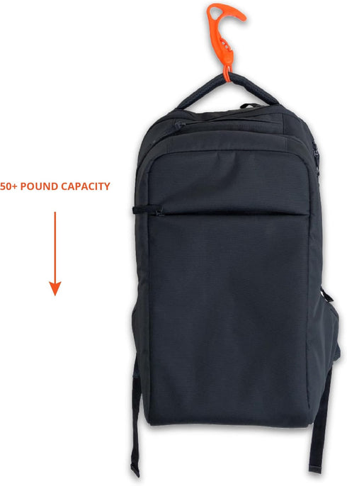 Gear Hook Blue 2-Pack — Lightweight S Hook for Backpacks, Closet Storage, Heavy Duty Alternative
