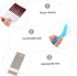 HOMSFOU Air Conditioner Cleaning Brush Set, Kitchen Cleaning Brush, Cooling Fin Comb Cleaner Tool for A/C Condenser