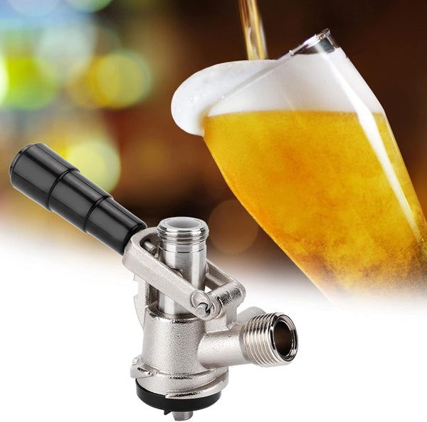Keg Coupler, Zapfkopf Korb S Type Keg Coupler for Commercial Kegerator Draft Beer Dispenser System