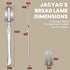 304 10 JACYAO'S Bread Lame, Sourdough Scoring Tool Made From Stainless Steel, Professional Bread Scoring Tool