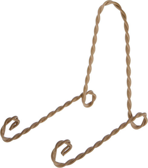 Bard's Twisted Gold-toned Wire Easel Stand, 4.5" H x 3" W x 4" D