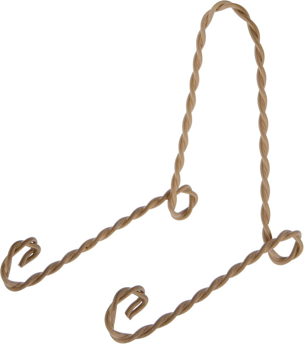 Bard's Twisted Gold-toned Wire Easel Stand, 4.5" H x 3" W x 4" D