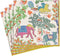 Caspari Le Jardin De Mysore Paper Cocktail Napkins, Two Packs of 20