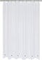 Mrs Awesome Clear PEVA Shower Curtain Liner, 60x72 inches, Waterproof with 6 Magnets, Thick Plastic