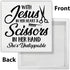 TSUYAWU 55 Inches Hair Salon Decor - Salon Decor for Hair Stylist - Rustic with Jesus in Her Heart and Scissors in Her