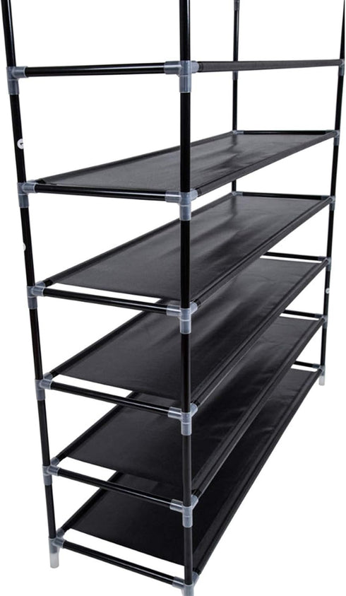Acedas 10 50 Closet, Tiers Shoe Rack Pairs, Space Saving Shoe Shelf, Non-Woven Fabric Tower Cabinet Perfect