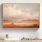 Vintage Desert Painting, Neutral Landscape Artwork, Nature Wilderness Wall Art, 16x24 Inch Desert Mountain Pictures