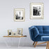 Isaac Jacobs 4x6 Gold Beveled Mirror Picture Frame - Classic Mirrored Frame for Wall Décor and Photo Gallery