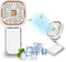 Handheld Mini Fan, 3 IN 1 Small Portable USB Rechargeable Folding Fan with Strong Airflow, Multi-Functional (4 Colors)