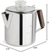 2-6 Fox Run Rapid Brew Stainless Steel Stovetop Coffee Percolator, Cup