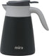 MIRA Insulated Coffee Carafe Server, Stainless Steel Vacuum Flask Coffee Dispenser, 34 oz, Graphite